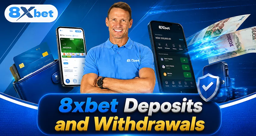 8xbet Deposits and Withdrawals